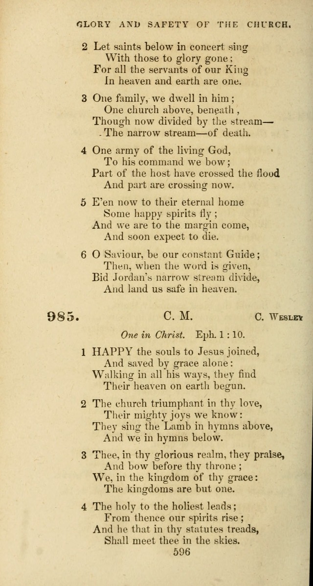 The Baptist Psalmody: a selection of hymns for the worship of God page 596