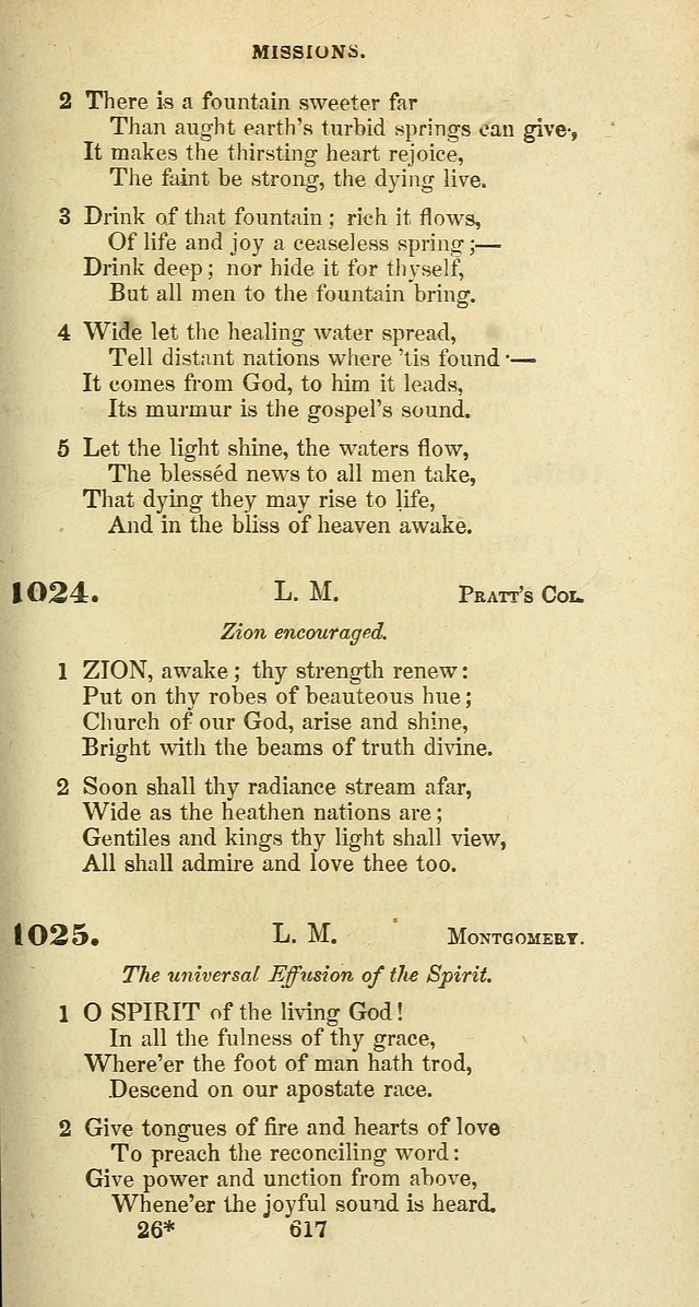 The Baptist Psalmody: a selection of hymns for the worship of God page 617