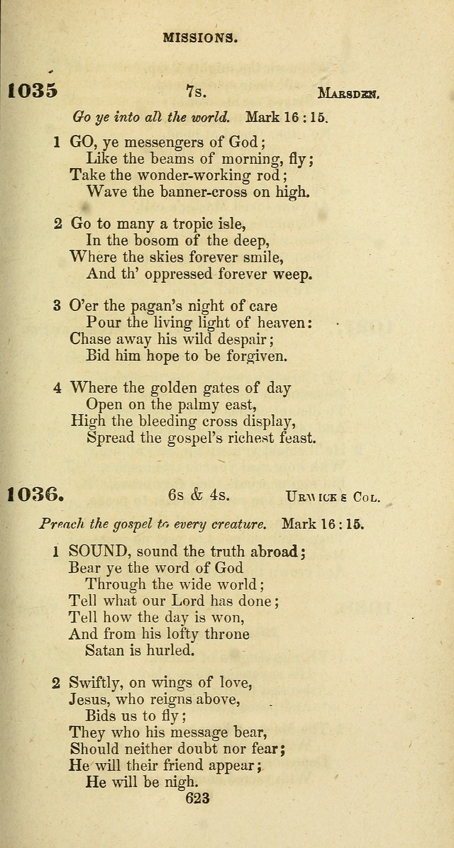 The Baptist Psalmody: a selection of hymns for the worship of God page 623