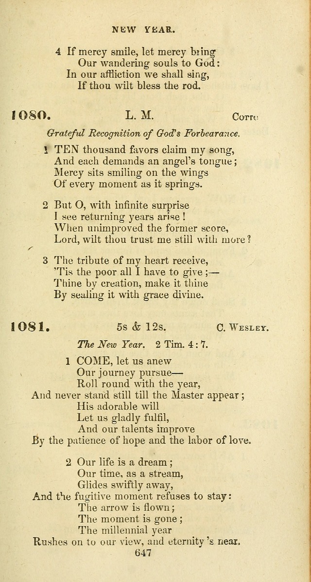 The Baptist Psalmody: a selection of hymns for the worship of God page 647