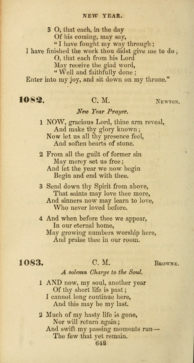 The Baptist Psalmody: a selection of hymns for the worship of God page 648