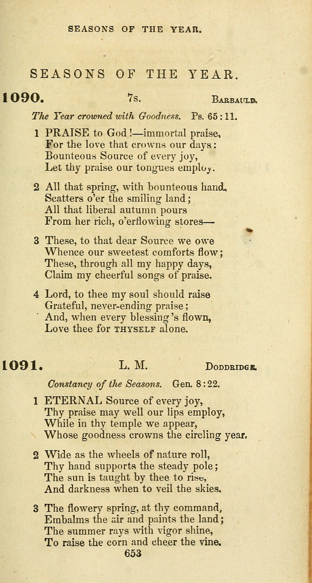 The Baptist Psalmody: a selection of hymns for the worship of God page 653