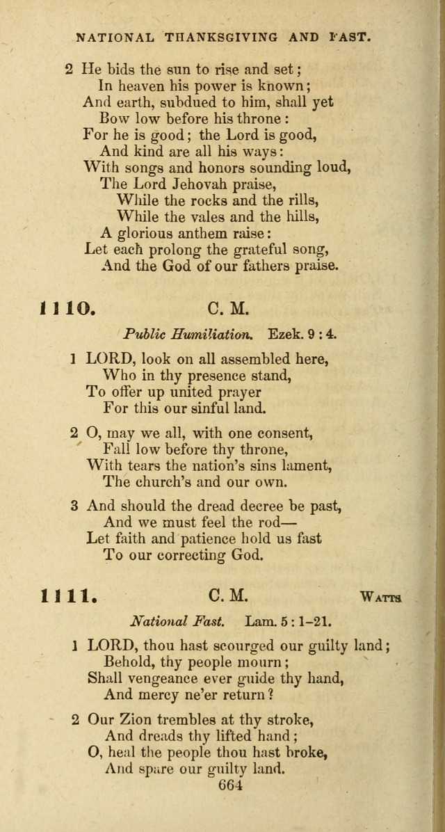 The Baptist Psalmody: a selection of hymns for the worship of God page 664