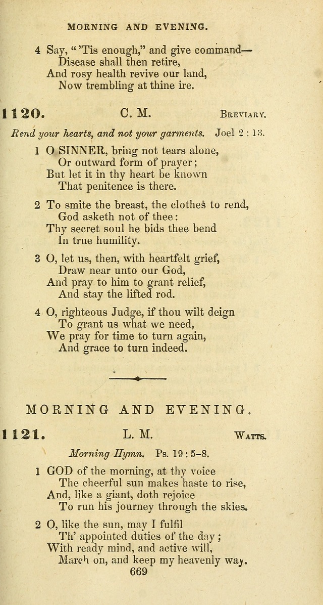 The Baptist Psalmody: a selection of hymns for the worship of God page 669