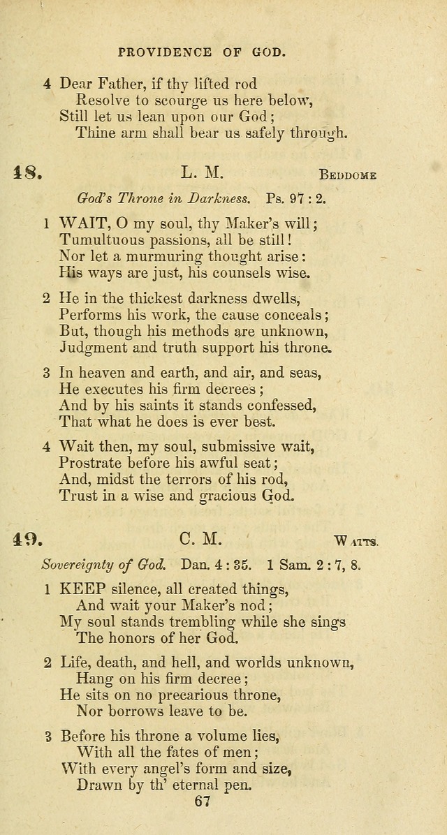 The Baptist Psalmody: a selection of hymns for the worship of God page 67