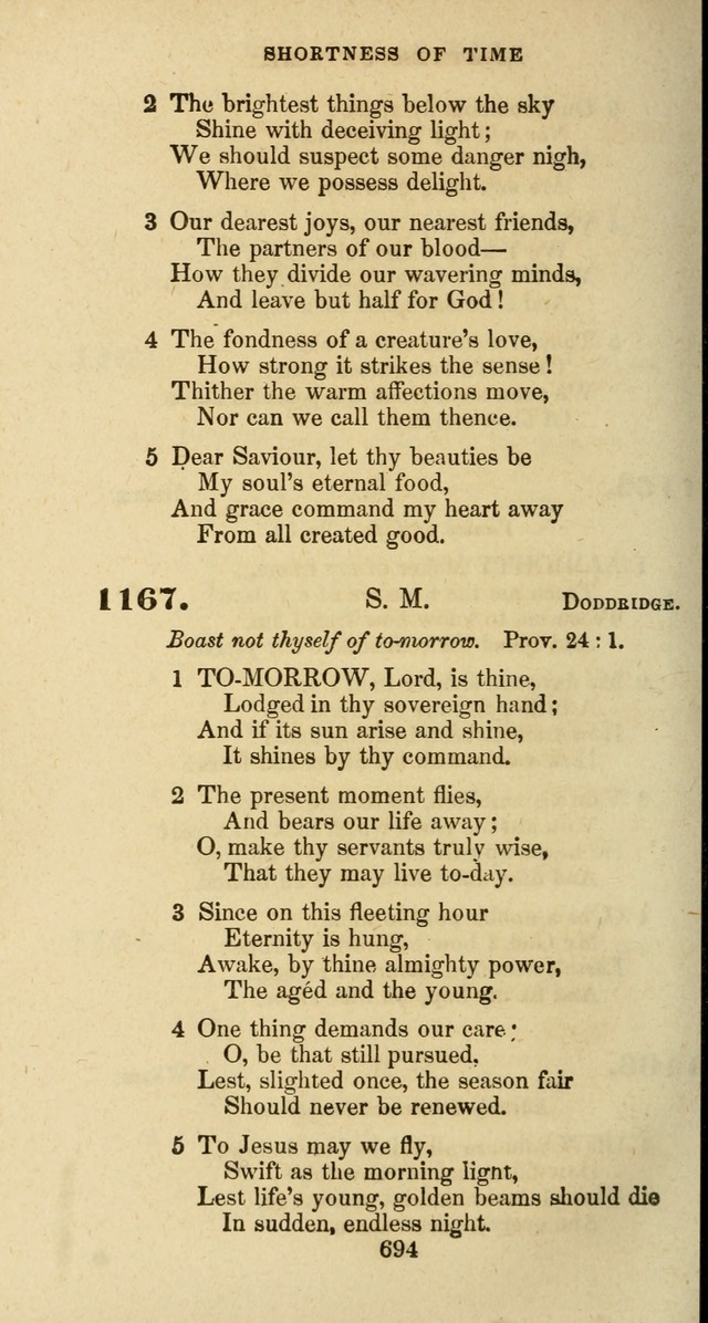 The Baptist Psalmody: a selection of hymns for the worship of God page 694