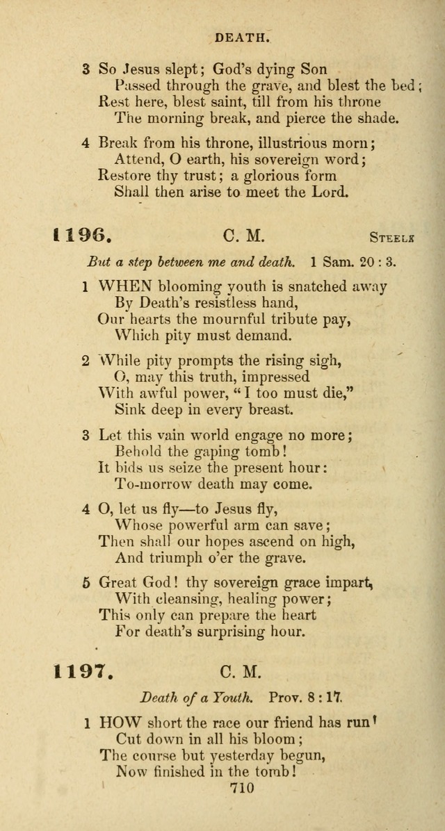 The Baptist Psalmody: a selection of hymns for the worship of God page 710