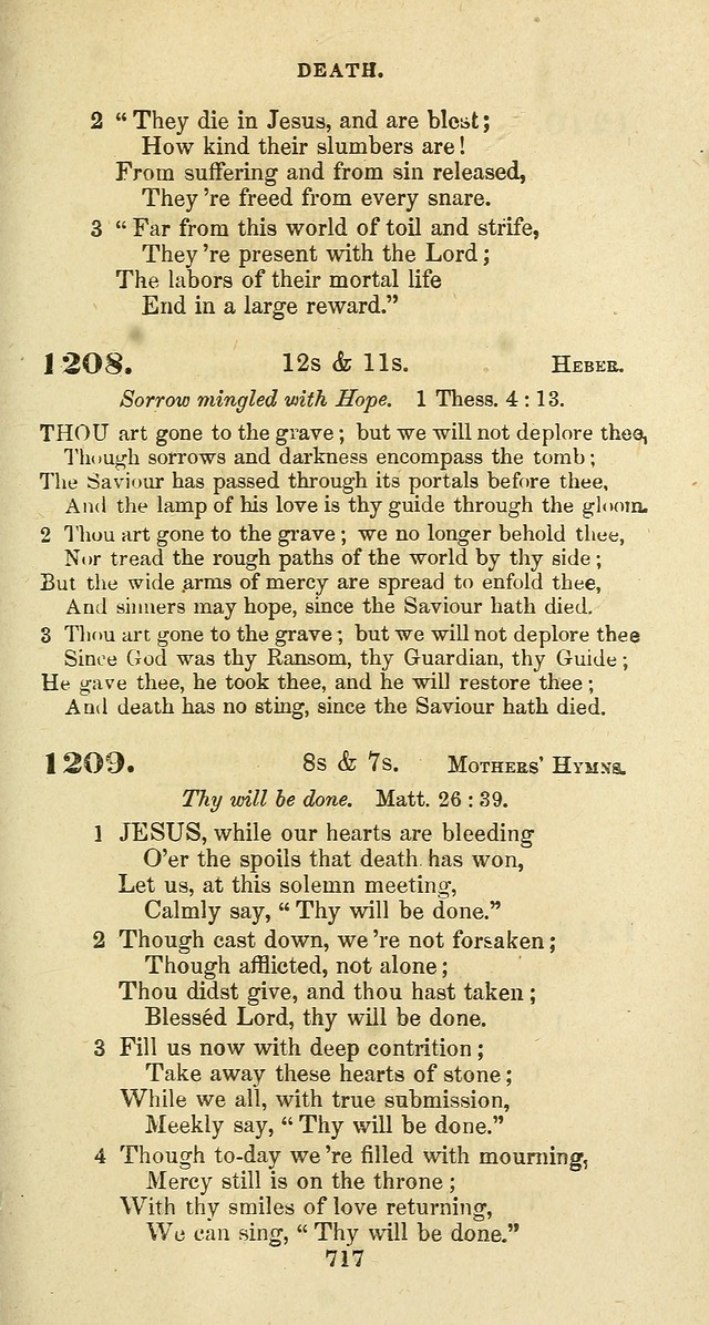 The Baptist Psalmody: a selection of hymns for the worship of God page 717