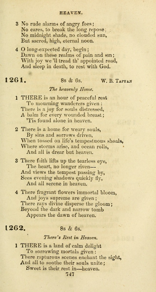 The Baptist Psalmody: a selection of hymns for the worship of God page 747