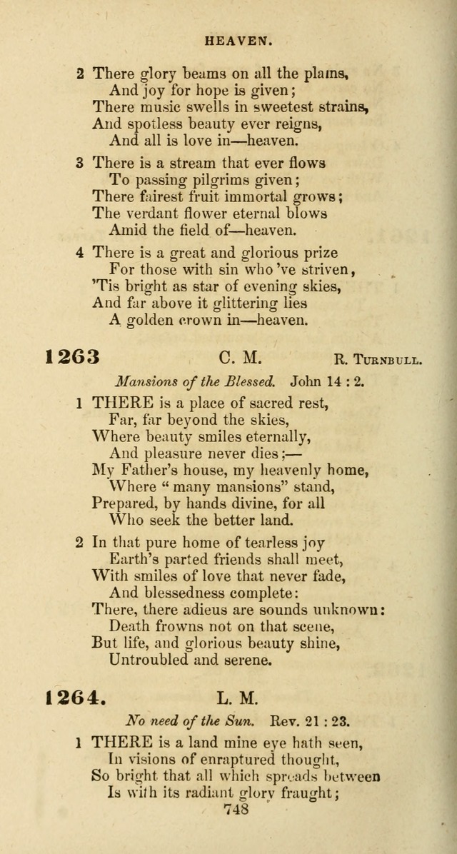 The Baptist Psalmody: a selection of hymns for the worship of God page 748