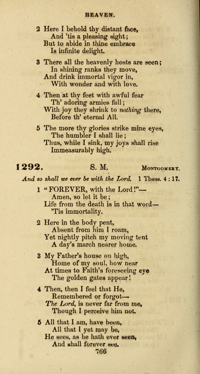 The Baptist Psalmody: a selection of hymns for the worship of God page 766