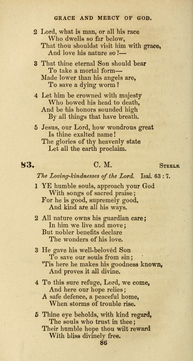 The Baptist Psalmody: a selection of hymns for the worship of God page 86