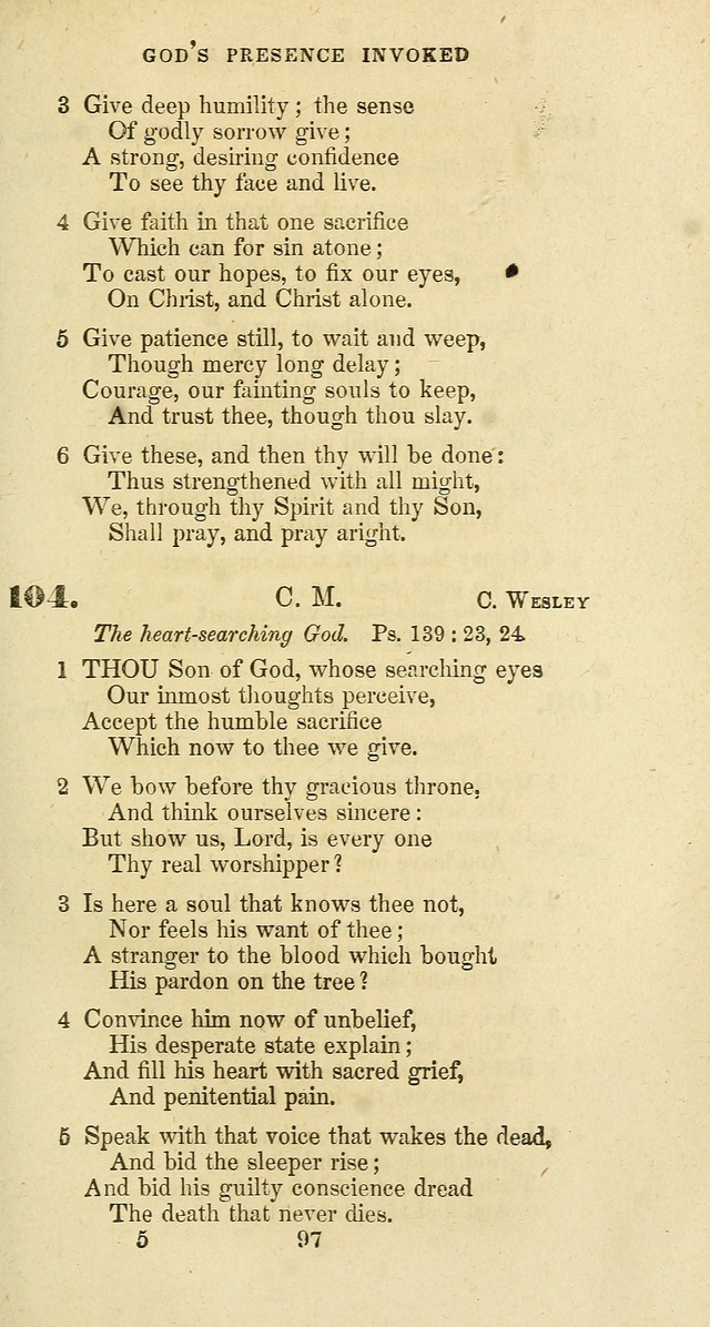 The Baptist Psalmody: a selection of hymns for the worship of God page 97