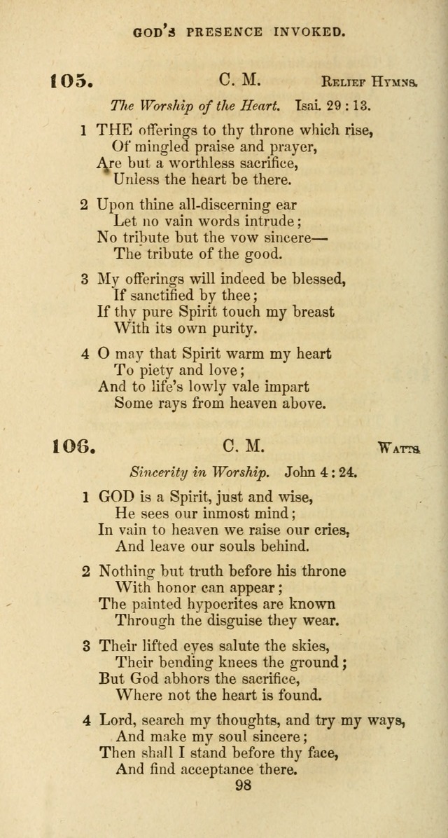 The Baptist Psalmody: a selection of hymns for the worship of God page 98