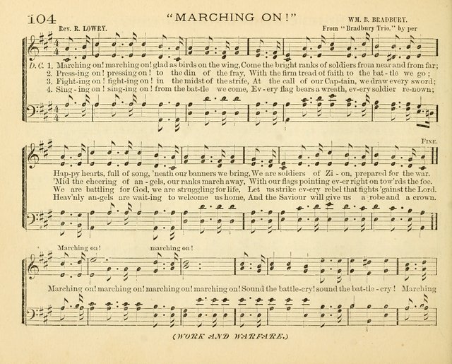 Book of Praise for the Sunday School: with hymns and tunes appropriate for the prayer meeting and the home circle page 107