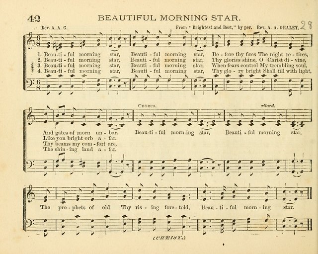 Book of Praise for the Sunday School: with hymns and tunes appropriate for the prayer meeting and the home circle page 45