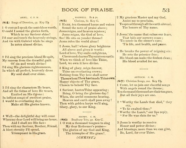 Book of Praise for the Sunday School: with hymns and tunes appropriate for the prayer meeting and the home circle page 56