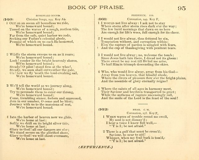 Book of Praise for the Sunday School: with hymns and tunes appropriate for the prayer meeting and the home circle page 98