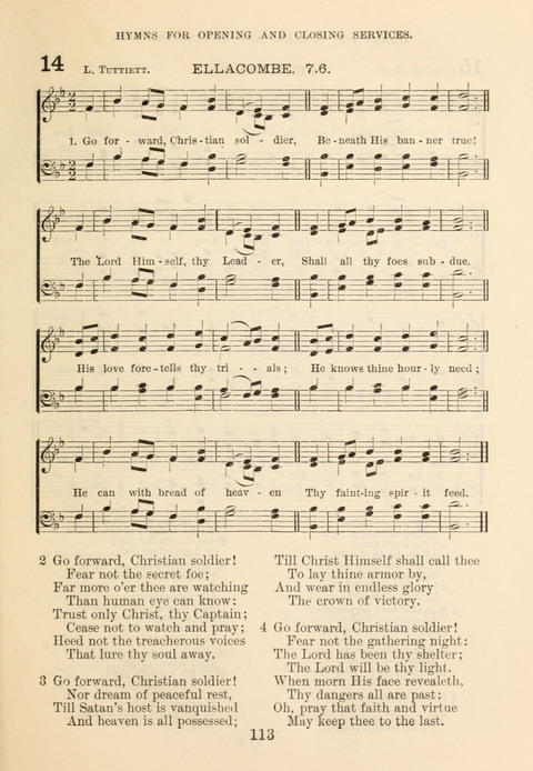 The Book of Praise for Sunday Schools: Selections from the Revised Prayer Book and Hymnal page 13