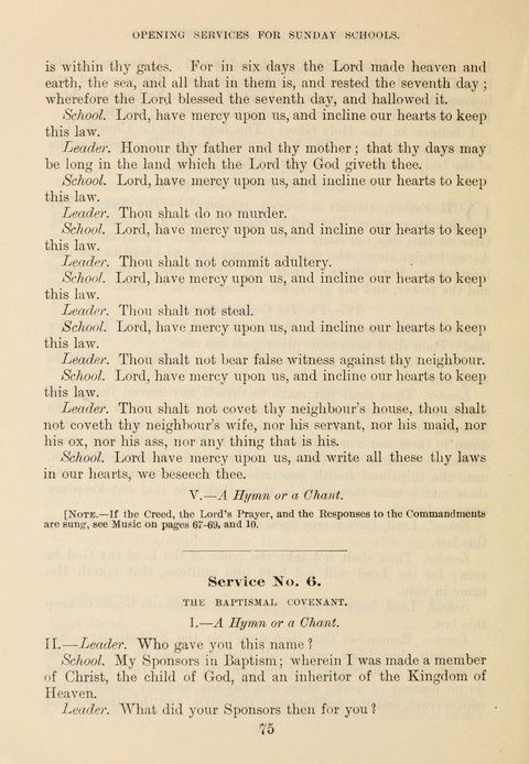 The Book of Praise for Sunday Schools: Selections from the Revised Prayer Book and Hymnal page xi