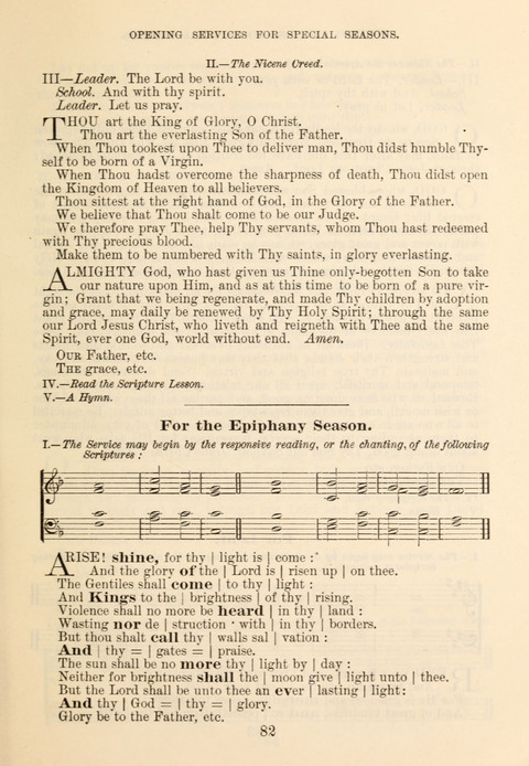 The Book of Praise for Sunday Schools: Selections from the Revised Prayer Book and Hymnal page xviii