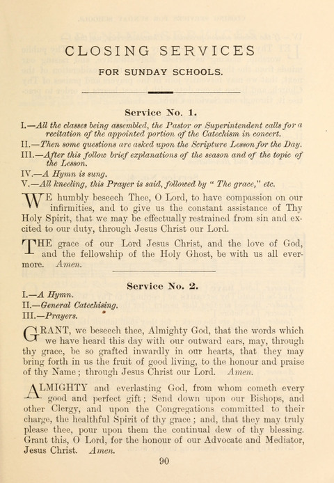 The Book of Praise for Sunday Schools: Selections from the Revised Prayer Book and Hymnal page xxvi