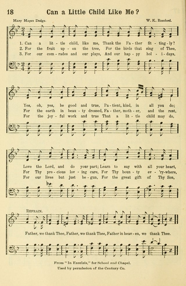 Beginner and Primary Songs: for use in Sunday School and the Home page 25