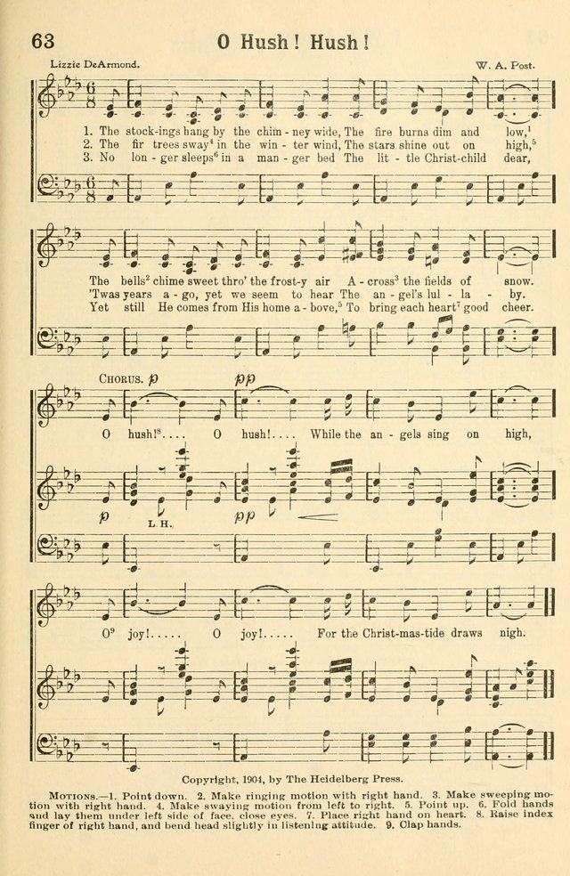 Beginner and Primary Songs: for use in Sunday School and the Home page 62