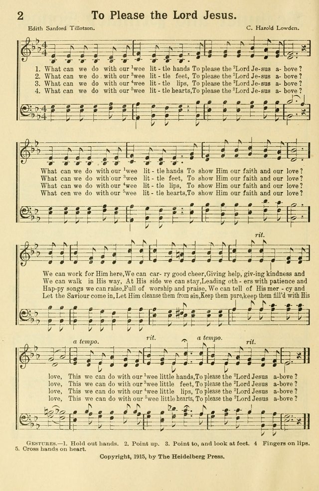 Beginner and Primary Songs: for use in Sunday School and the Home page 9