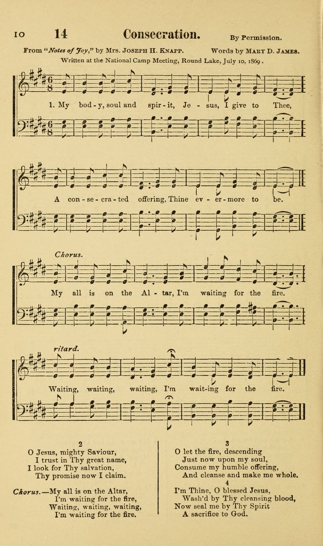 Beulah Songs: a choice collection of popular hymns and music, new and old. Especially adapted to camp meetings, prayer and conference meetings, family worship, and all other assemblies... page 11