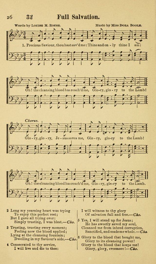 Beulah Songs: a choice collection of popular hymns and music, new and old. Especially adapted to camp meetings, prayer and conference meetings, family worship, and all other assemblies... page 27