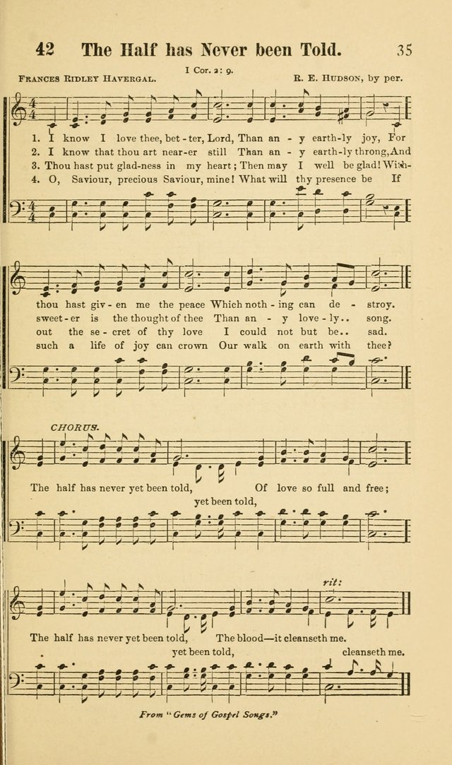 Beulah Songs: a choice collection of popular hymns and music, new and old. Especially adapted to camp meetings, prayer and conference meetings, family worship, and all other assemblies... page 36