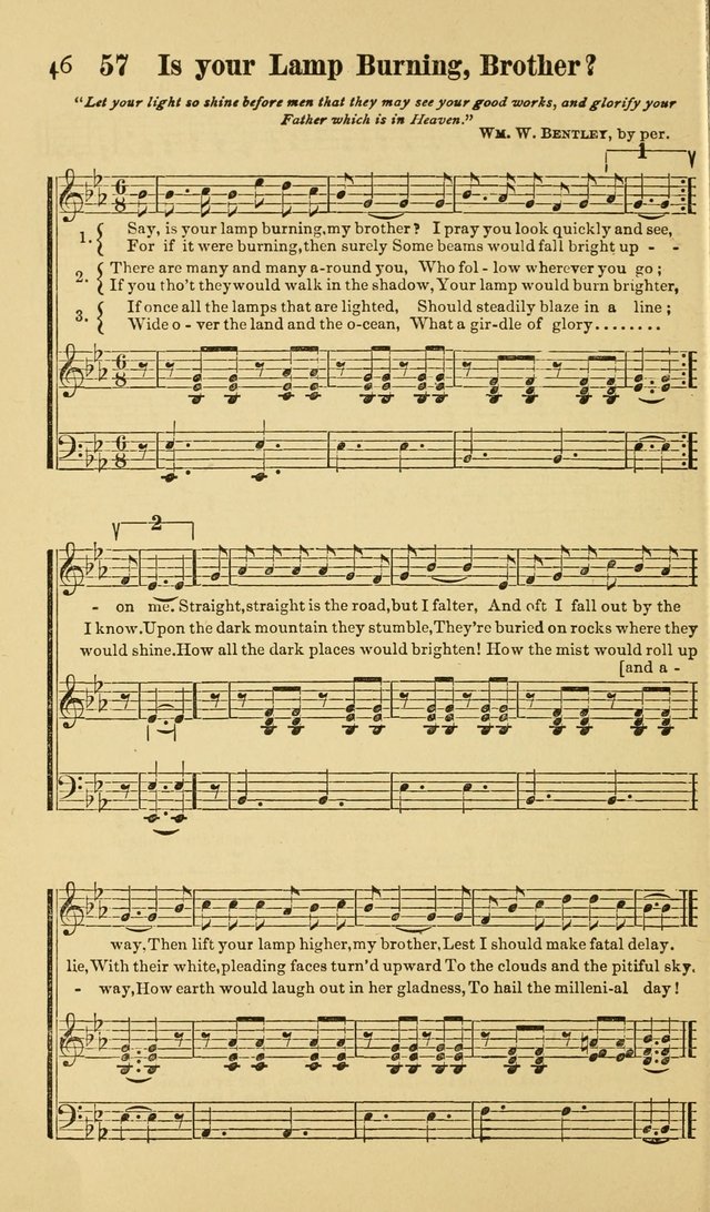 Beulah Songs: a choice collection of popular hymns and music, new and old. Especially adapted to camp meetings, prayer and conference meetings, family worship, and all other assemblies... page 47