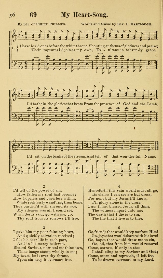 Beulah Songs: a choice collection of popular hymns and music, new and old. Especially adapted to camp meetings, prayer and conference meetings, family worship, and all other assemblies... page 57