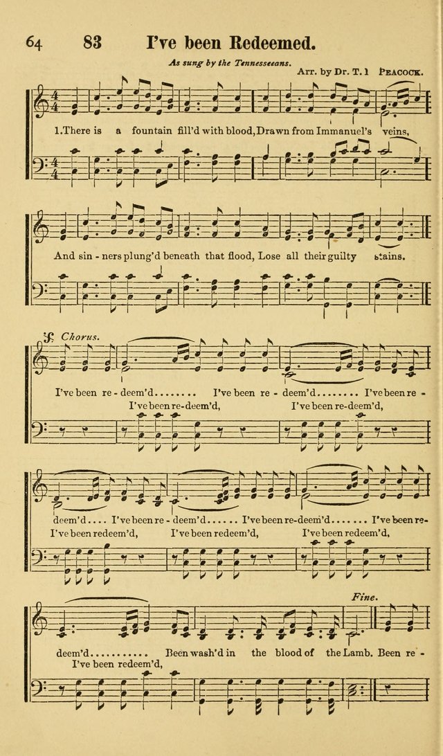 Beulah Songs: a choice collection of popular hymns and music, new and old. Especially adapted to camp meetings, prayer and conference meetings, family worship, and all other assemblies... page 65