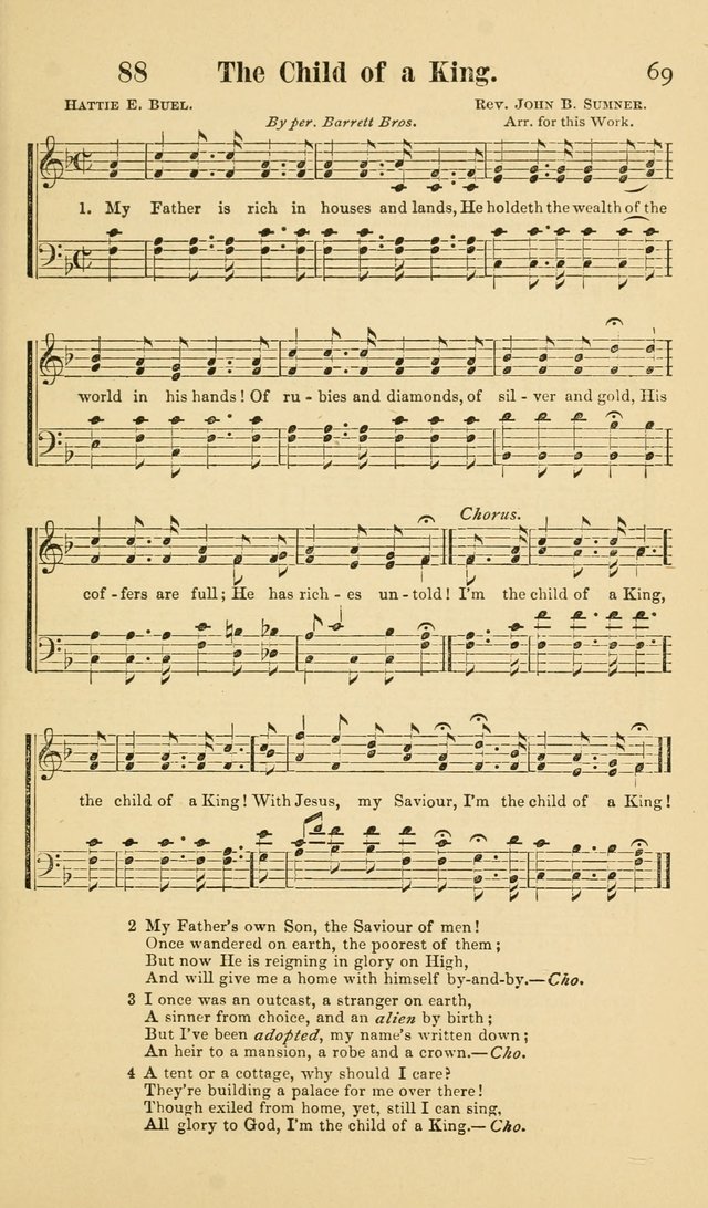 Beulah Songs: a choice collection of popular hymns and music, new and old. Especially adapted to camp meetings, prayer and conference meetings, family worship, and all other assemblies... page 70