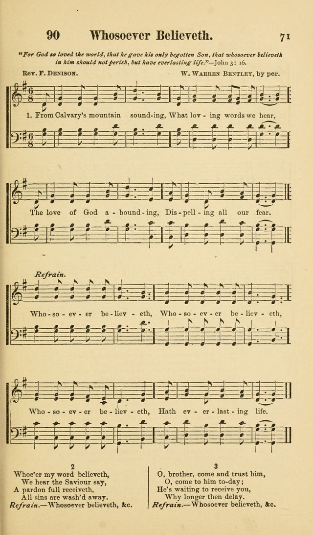 Beulah Songs: a choice collection of popular hymns and music, new and old. Especially adapted to camp meetings, prayer and conference meetings, family worship, and all other assemblies... page 72