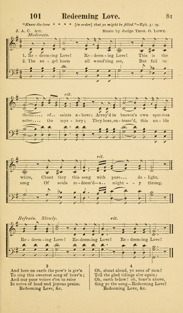 Beulah Songs: a choice collection of popular hymns and music, new and old. Especially adapted to camp meetings, prayer and conference meetings, family worship, and all other assemblies... page 82