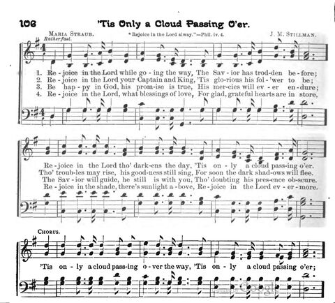 Beautiful Songs; a new and choice collection of songs for the sunday school. Also, a responsive service for each month in the year page 106