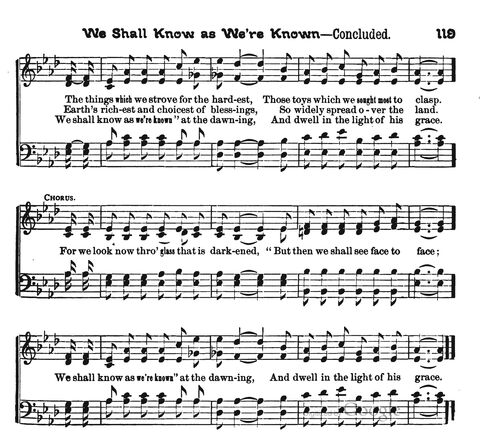 Beautiful Songs; a new and choice collection of songs for the sunday school. Also, a responsive service for each month in the year page 119