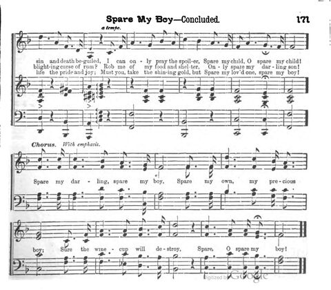 Beautiful Songs; a new and choice collection of songs for the sunday school. Also, a responsive service for each month in the year page 171