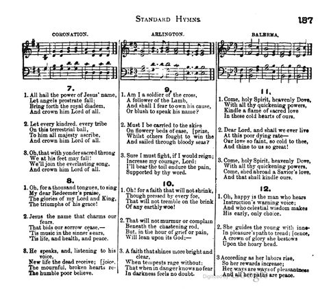 Beautiful Songs; a new and choice collection of songs for the sunday school. Also, a responsive service for each month in the year page 187