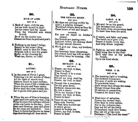 Beautiful Songs; a new and choice collection of songs for the sunday school. Also, a responsive service for each month in the year page 189