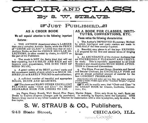 Beautiful Songs; a new and choice collection of songs for the sunday school. Also, a responsive service for each month in the year page 194