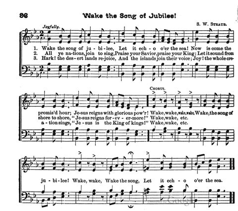 Beautiful Songs; a new and choice collection of songs for the sunday school. Also, a responsive service for each month in the year page 96