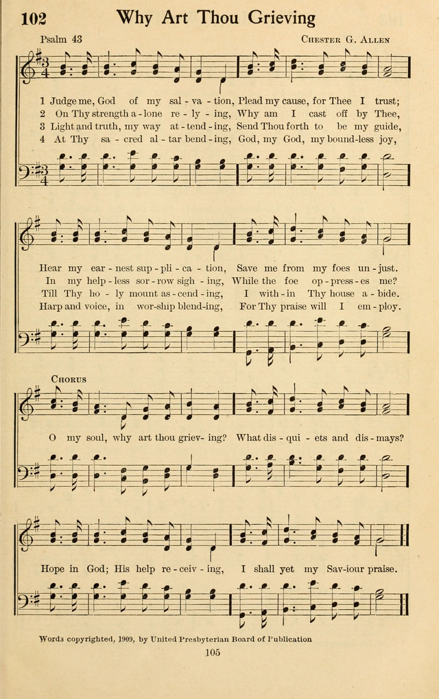 Bible Songs No. 4: a selection of psalms set to music, for use in sabbath schools, adult Bible classes, young people