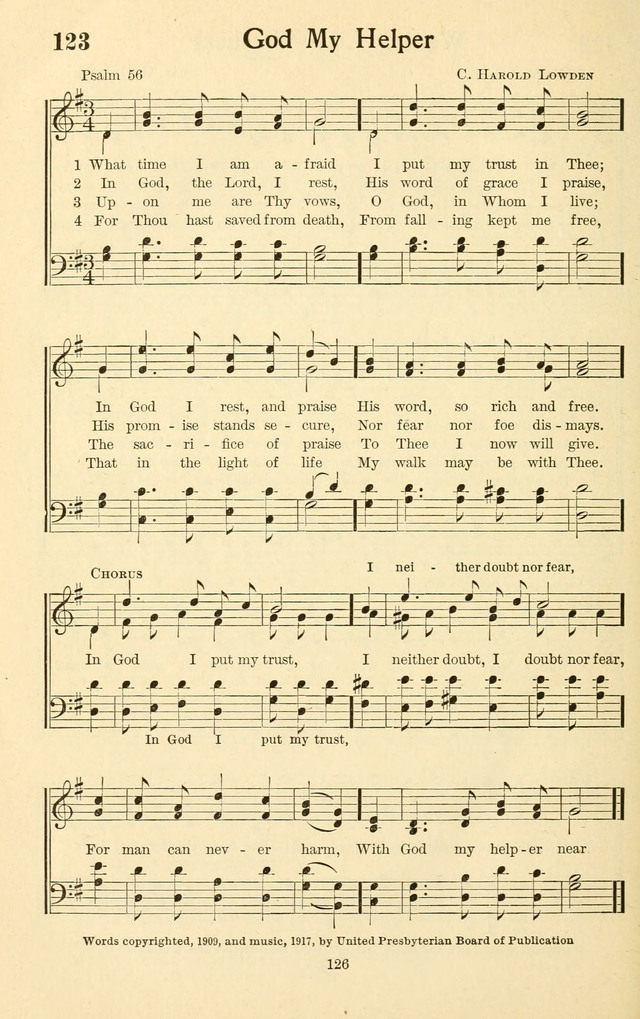 Bible Songs No. 4: a selection of psalms set to music, for use in sabbath schools, adult Bible classes, young people