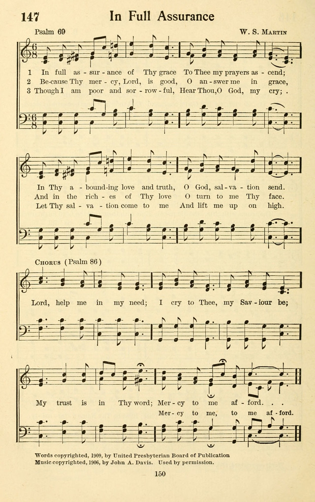 Bible Songs No. 4: a selection of psalms set to music, for use in sabbath schools, adult Bible classes, young people