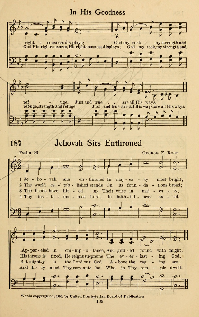 Bible Songs No. 4: a selection of psalms set to music, for use in sabbath schools, adult Bible classes, young people