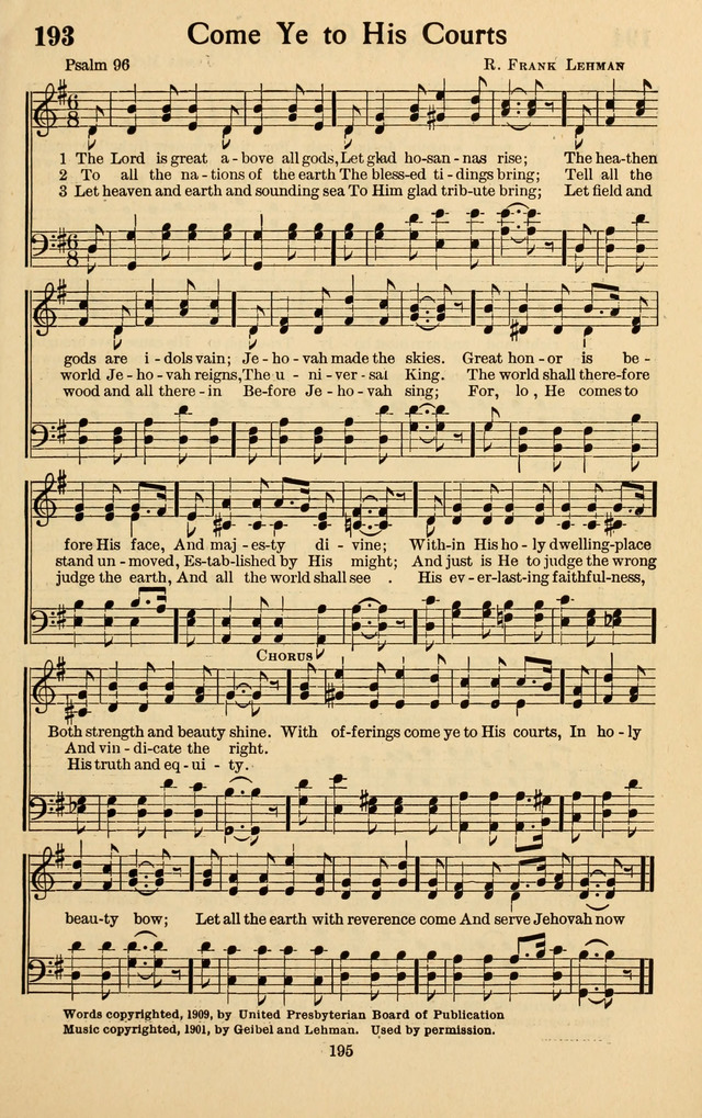 Bible Songs No. 4: a selection of psalms set to music, for use in sabbath schools, adult Bible classes, young people